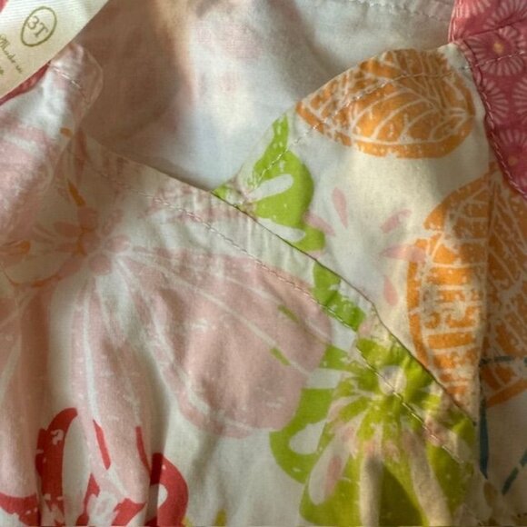 Girls Cherokee Multicolor Floral Print Dress 3T Cotton Sleeveless Sundress - Picture 10 of 10